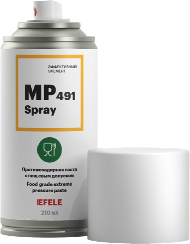 Противозадирная паста EFELE MP-491 Spray с пищевым допуском NSF H1