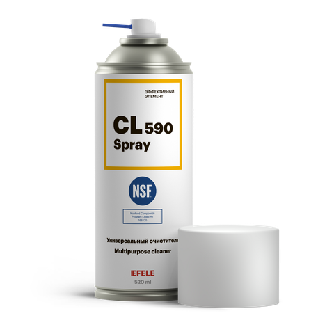 Универсальный очиститель с пищевым допуском NSF H1 EFELE  CL-590 Spray — 520 мл