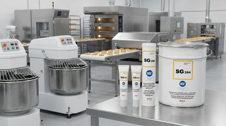 Хлебопекарные и кондитерские предприятия выбирают пищевую смазку EFELE SG-394