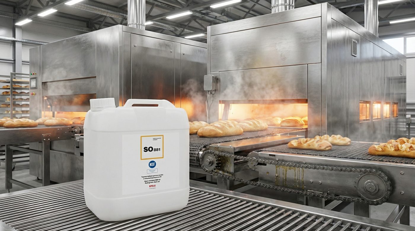 Цепное масло EFELE SO-881 – новый продукт серии пищевых материалов от компании «Эффективный Элемент»