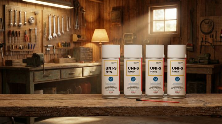 Новинка в ассортименте EFELE: гибридная силиконовая смазка UNI-S Spray