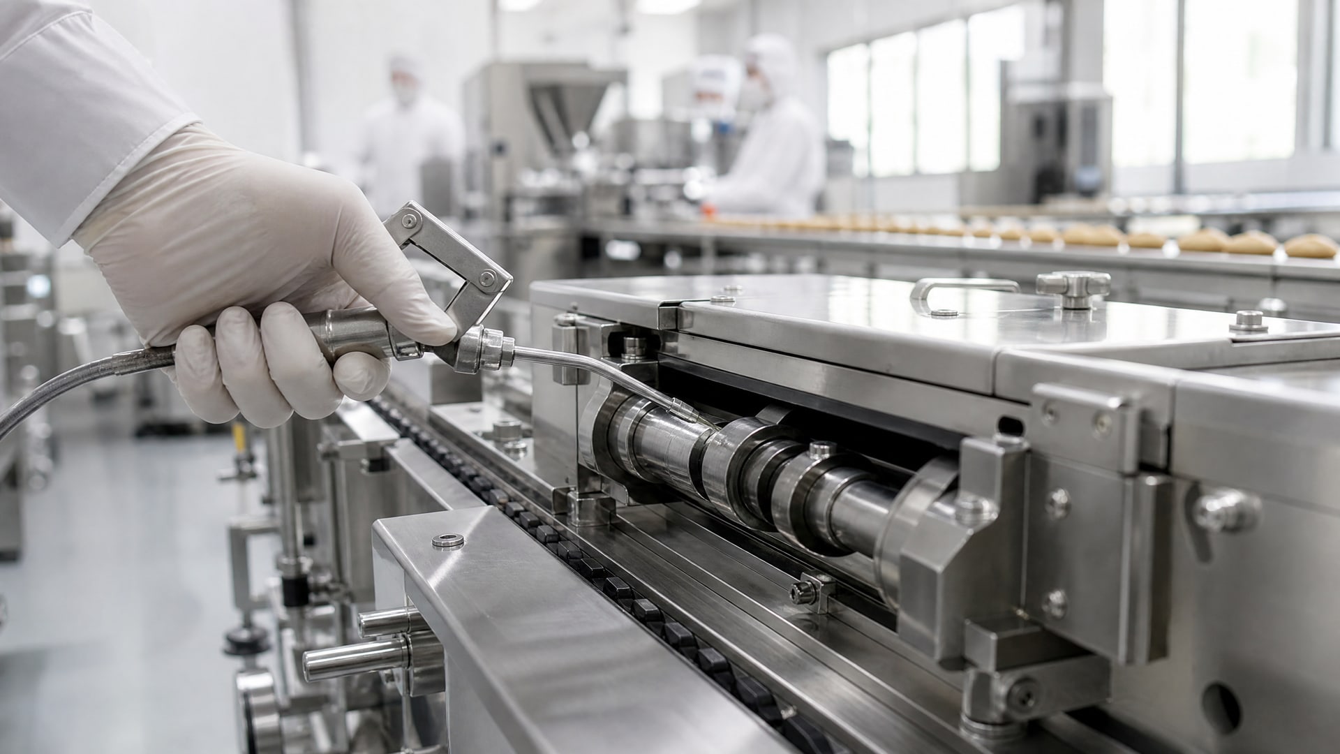 Как смазка пищевая NSF H1 помогает сократить риски загрязнения продукта на фасовочных линиях